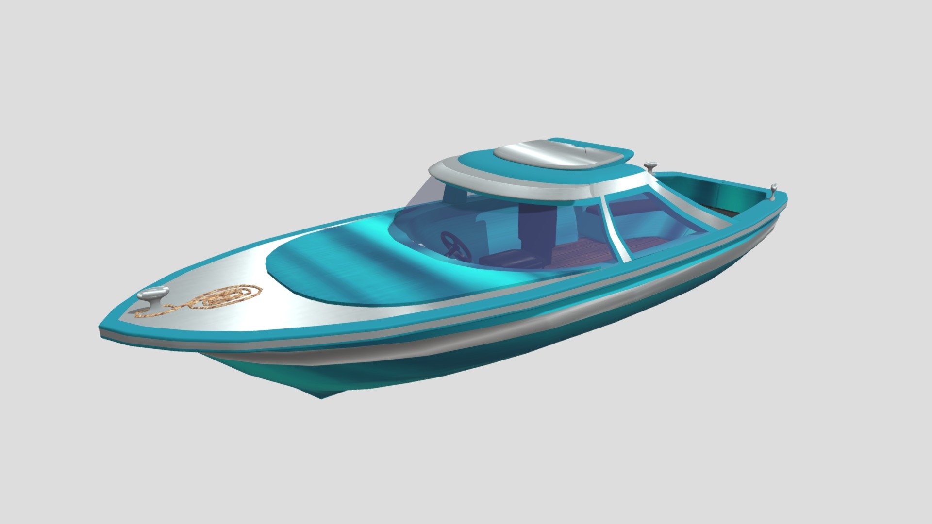 Speed Boat 03 - Download Free 3D model by gogiart (@agt14032013) 3d model