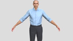 Business man in Pants Shirt Game Assets suit, shirt, security, pants, business, dress, boss, businessman, costume, men, sir, business-man, character, man, male, person