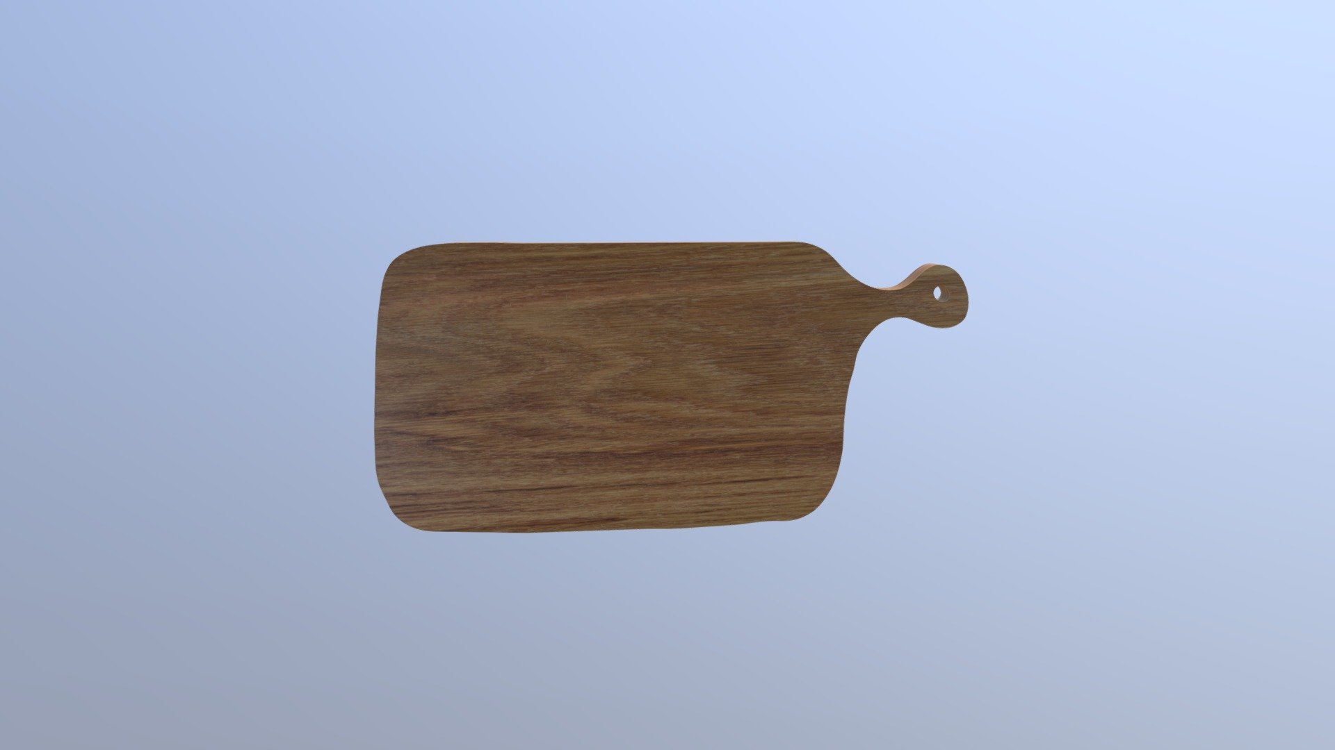 17.  Big oak wooden chopping board - 3D model by BMCWood 3d model