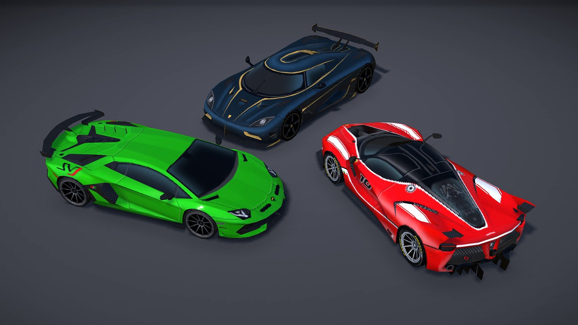 3 Pixel-Stylized Hypercars.




Modelled in Blender.

Textures made in Photoshop.

Hope you like it! - Pixel Cars - 3D model by _Sheep19 (@s0h1o9b) 3d model