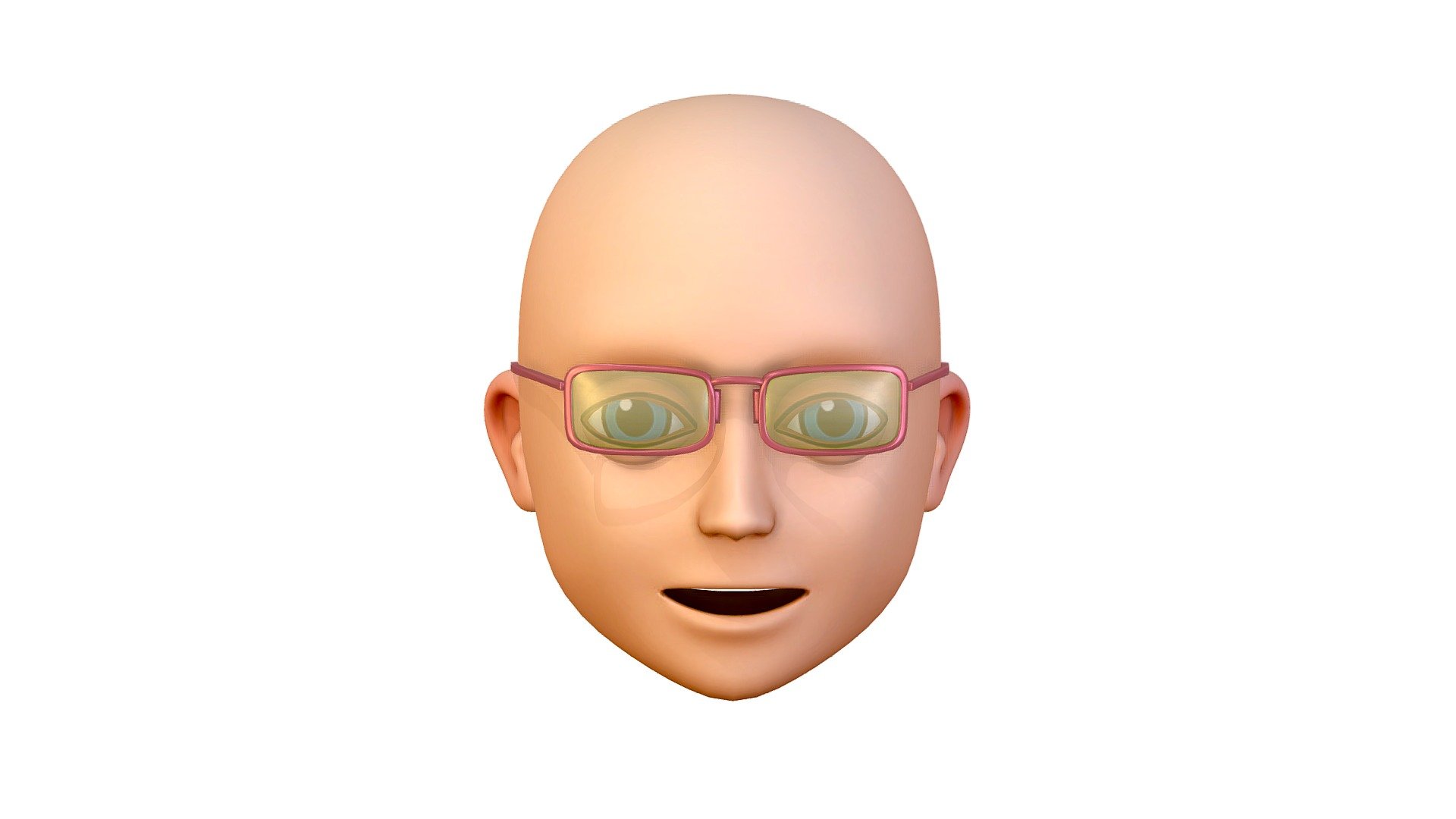 Pink Glasses for Young Man Boy Bald Head Icon

3DsMax, Maya file included

Textures 2048x2048 size

Hairstyles Collection: https://sketchfab.com/olegshuldiakov/collections/cartoon-hairstyle-avatar-collection-cd52679c74514aa59c906f62e792a75c

Beards Collection:
 - Pink Glasses Young Man Boy Bald Head Icon - Buy Royalty Free 3D model by Oleg Shuldiakov (@olegshuldiakov) 3d model