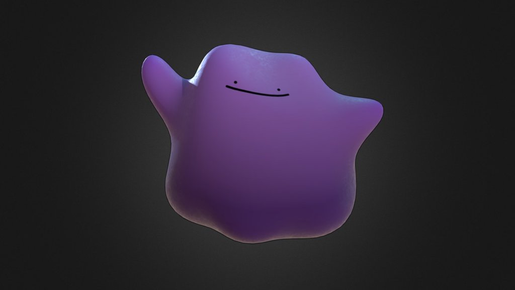 The all in one one - Ditto Pokemon - 3D model by 3dlogicus 3d model