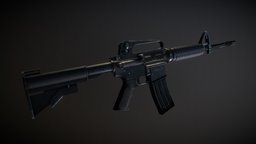M4 rifle, m4a1, simulation