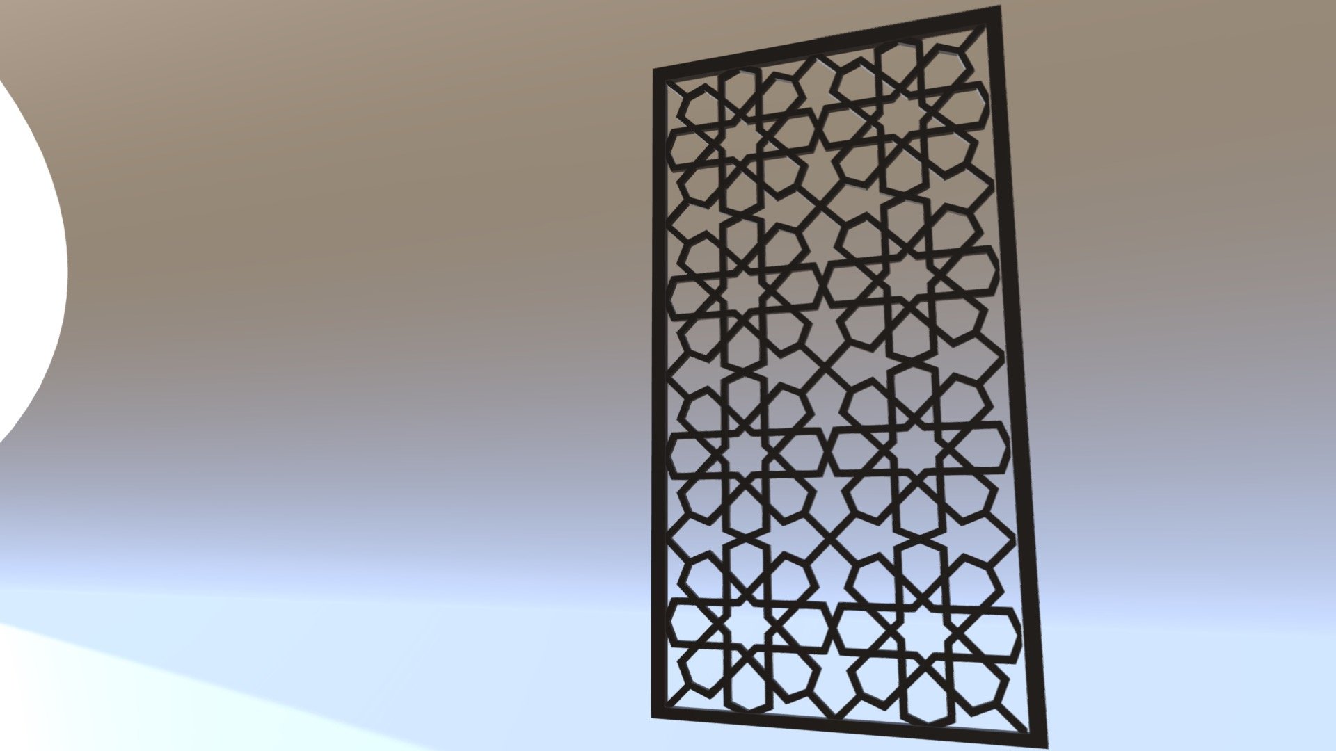 A design inspired by Persian - Islamic concepts 3d model