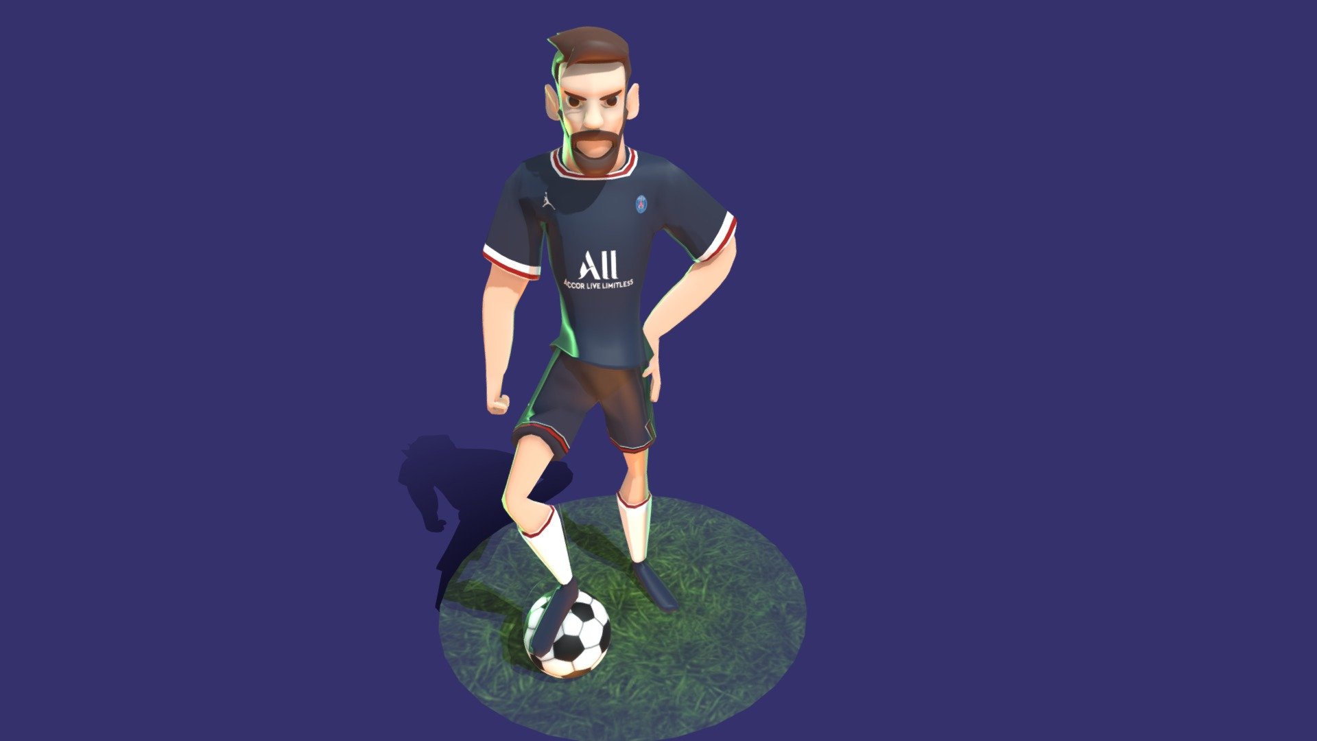 Messi’s decision to join a state project at Paris Saint-Germain rather than make a more romantic move feels oddly hollow but it is a symbol of how the modern game works 3d model