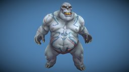 Stylized Fantasy Abomination rpg, humanoid, undead, mmo, rts, abomination, fbx, moba, character, handpainted, lowpoly, stylized, animated, fantasy, zombie