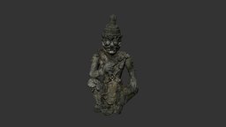 Statue Guard 02 thailand, statue, buddhism, chiangmai, xr, photogrammetry, temple, xrasset, doisuthep