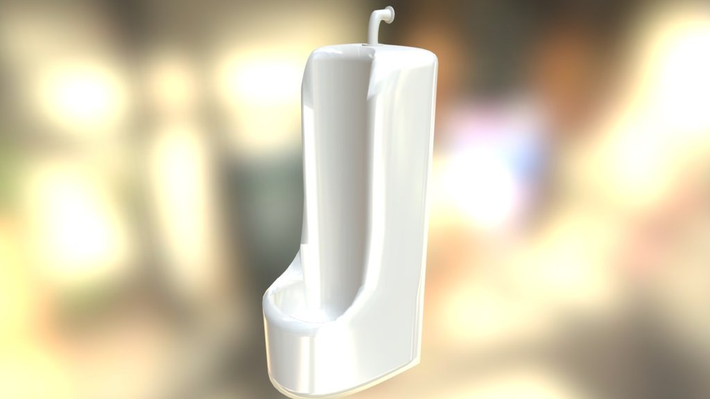 I made a urinal toilet 3d model