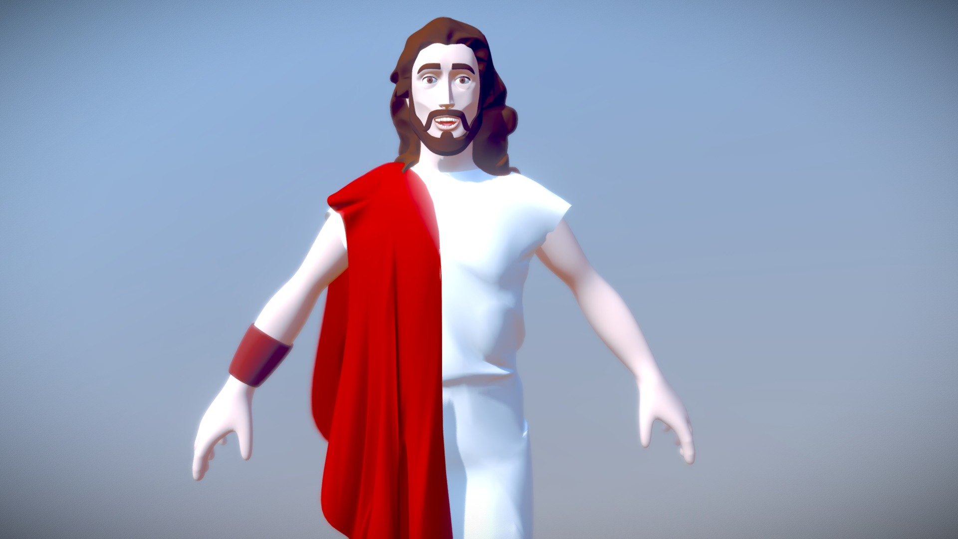 Jesus 3D - 3D model by Diana Maria Filote (@dianafilote) 3d model