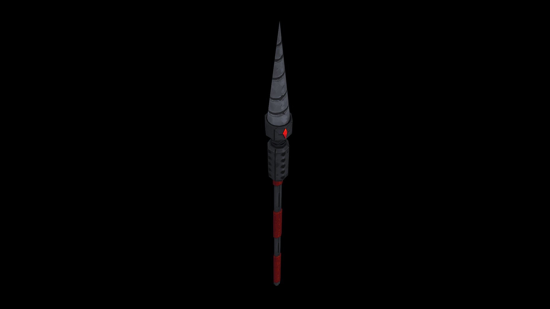 Just a caartoon looking fantasy spear 3d model