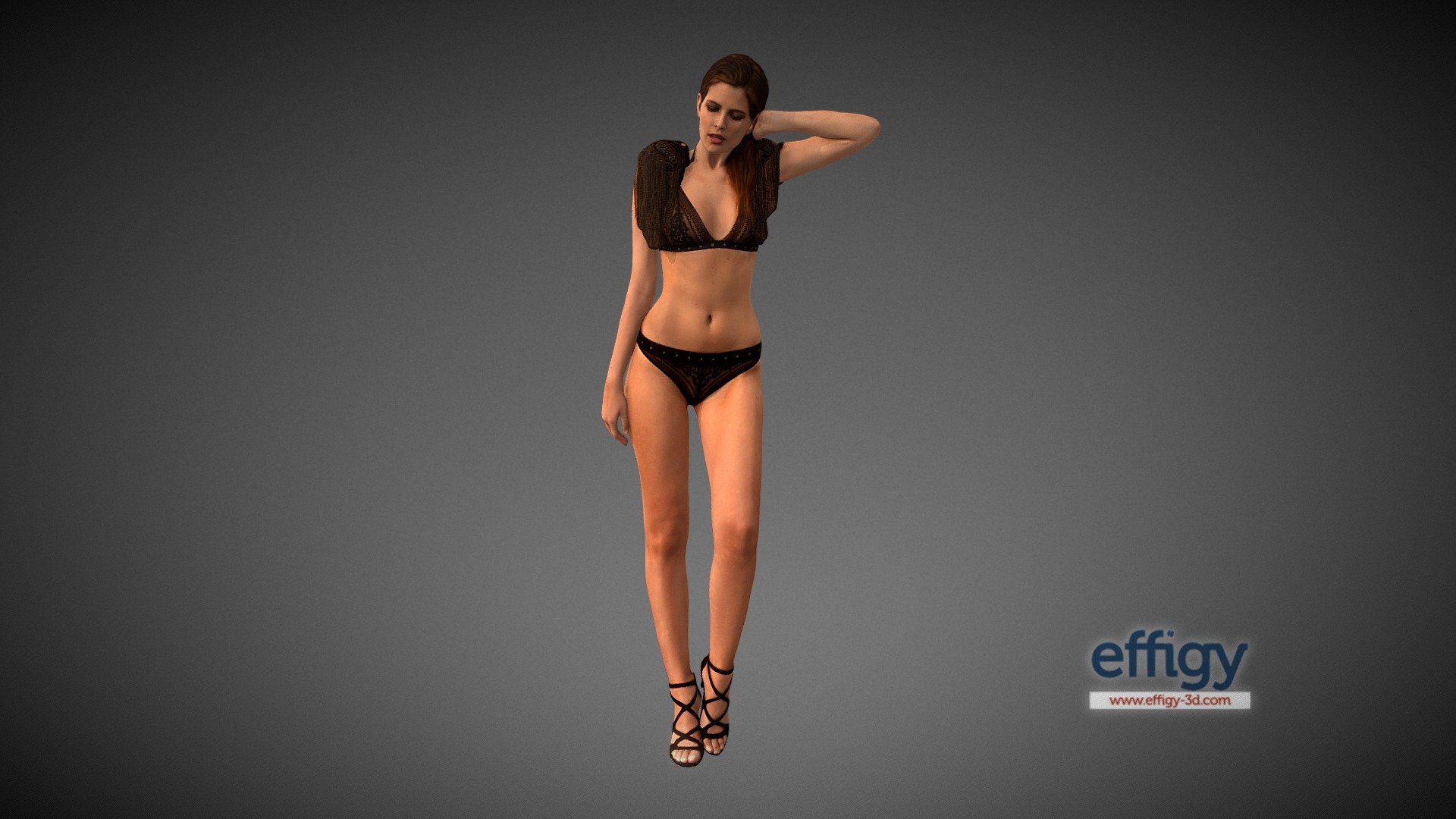 Exemple de modèle 3D pour appli  Réalité Augmentée, Etam, septembre 2017. 
Scanné et modelisé chez Effigy Paris 3d model