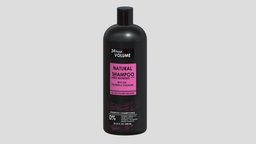 Natural Shampoo Low Poly PBR Realistic