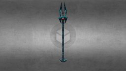 Spear "Eye of Cthulhu" spear, spears, fantasyweapon, weapon, low-poly, weapons, lowpoly, spear-weapon