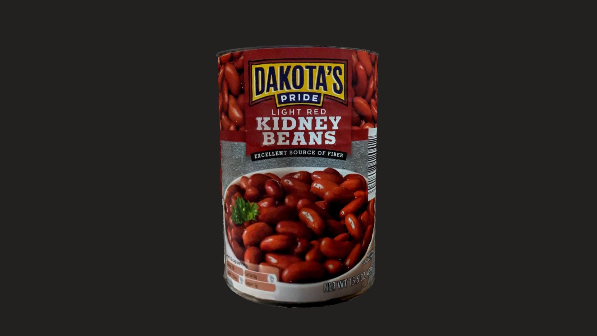 3D scan of a can of Dakota's Pride Light Red Kidney Beans. Theres a snow storm going on in the East Coast. So a relatively simple scan for tonight. (78 Images, Photo Mode)

Created with Polycam - Day 160: Kidney Beans - Download Free 3D model by uttamg911 3d model