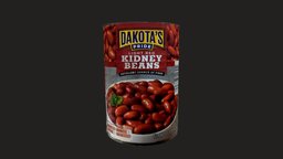 Day 160: Kidney Beans can, cannedfood, photogrammetry, 3dscan, polycam, kidney-beans