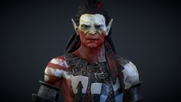 Orc orc, warrier, character, axe, creature