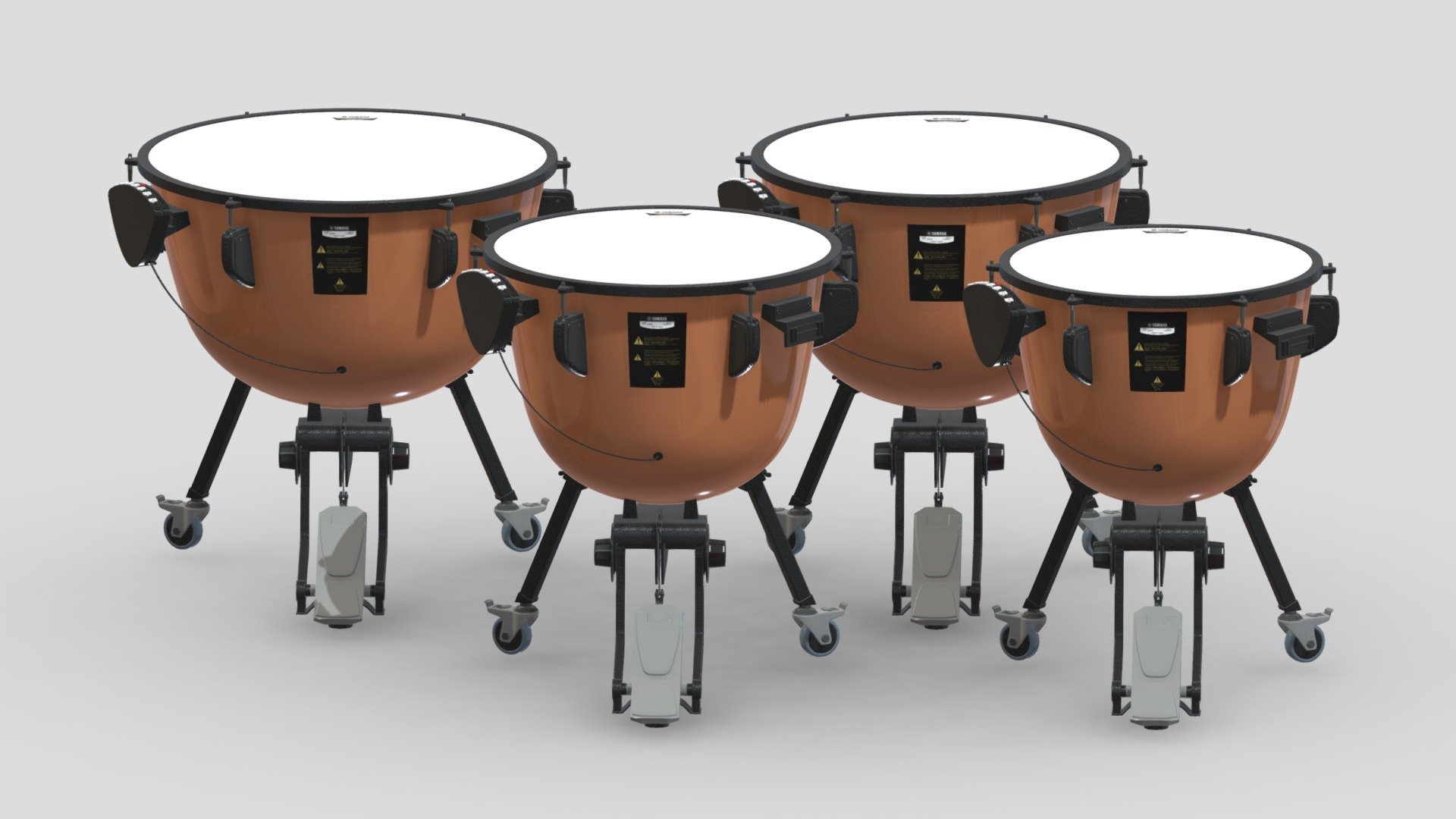 Hi, I'm Frezzy. I am leader of Cgivn studio. We are a team of talented artists working together since 2013.
If you want hire me to do 3d model please touch me at:cgivn.studio Thanks you! - Yamaha Percussion Timpani TP-3300 Series - Buy Royalty Free 3D model by Frezzy3D 3d model