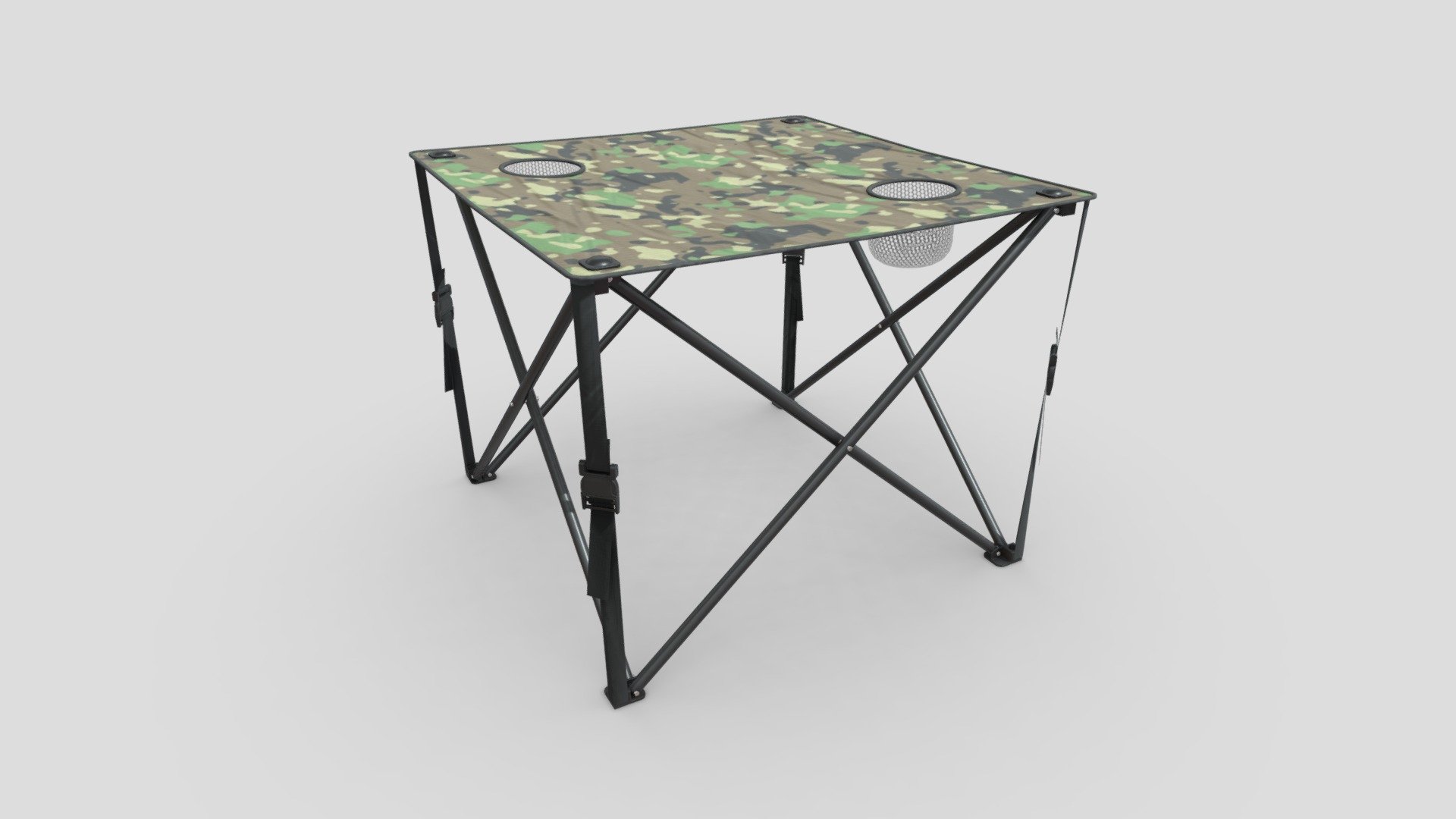 Camping Table 3D Model by ChakkitPP.


This model was developed in Blender 2.90.1
Unwrapped Non-overlapping and UV Mapping
Beveled Smooth Edges, No Subdivision modifier.

No Plugins used.



High Quality 3D Model.


High Resolution Textures.

Polygons 9918 / Vertices 10073

Textures Detail :


2K PBR textures : Base Color / Height / Metallic / Normal / Roughness / AO

File Includes : 


fbx, obj / mtl, stl, blend
 - Camping Table - Buy Royalty Free 3D model by ChakkitPP 3d model