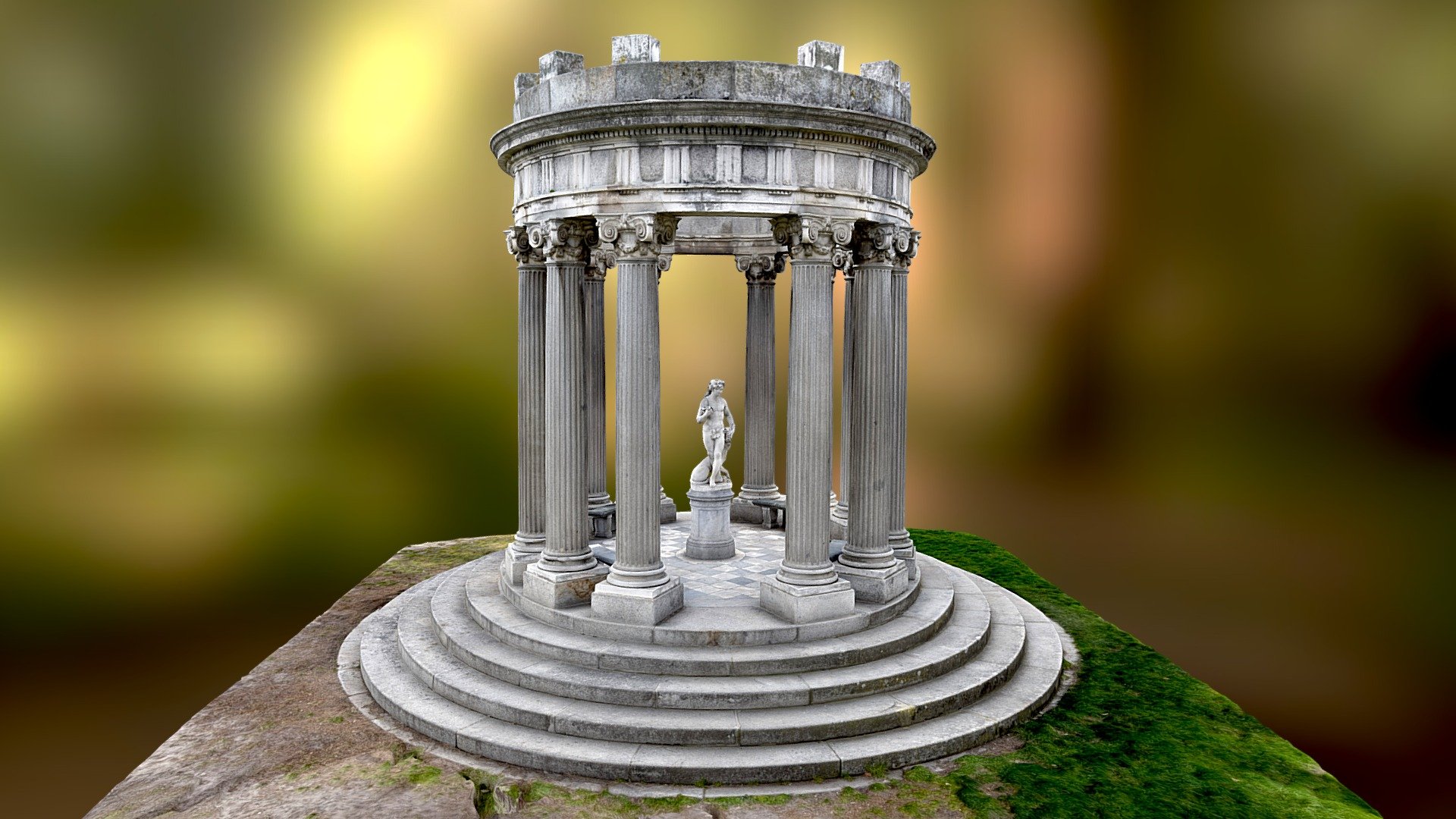 The Temple of Bacchus

Find me on Soulbank at

https://www.soulbank.com/2020/03/17/the-temple-of-bacchus-el-capricho-park-madrid/ - Temple of Bacchus - 3D model by Soulbank 3d model