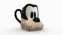 GOOFY MUG- 3D PRINTABLE drink, mug, goofy, disney, kitchen, printable, pippo, mickey-mouse, cup