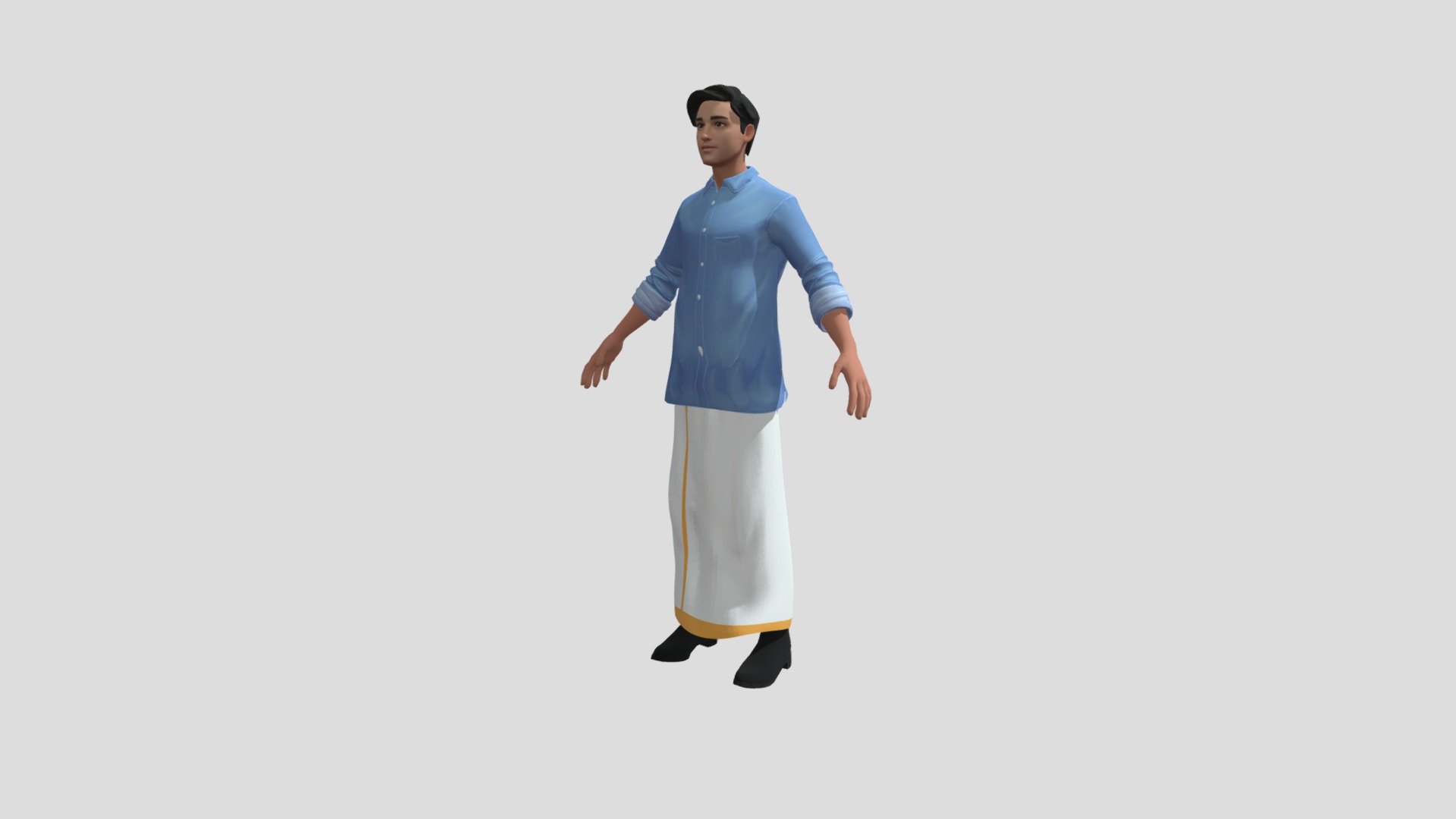 Rigged model of indian characters rigged model created in compatible for game .
Rigged model of indian characters rigged model created in compatible for game 3d model