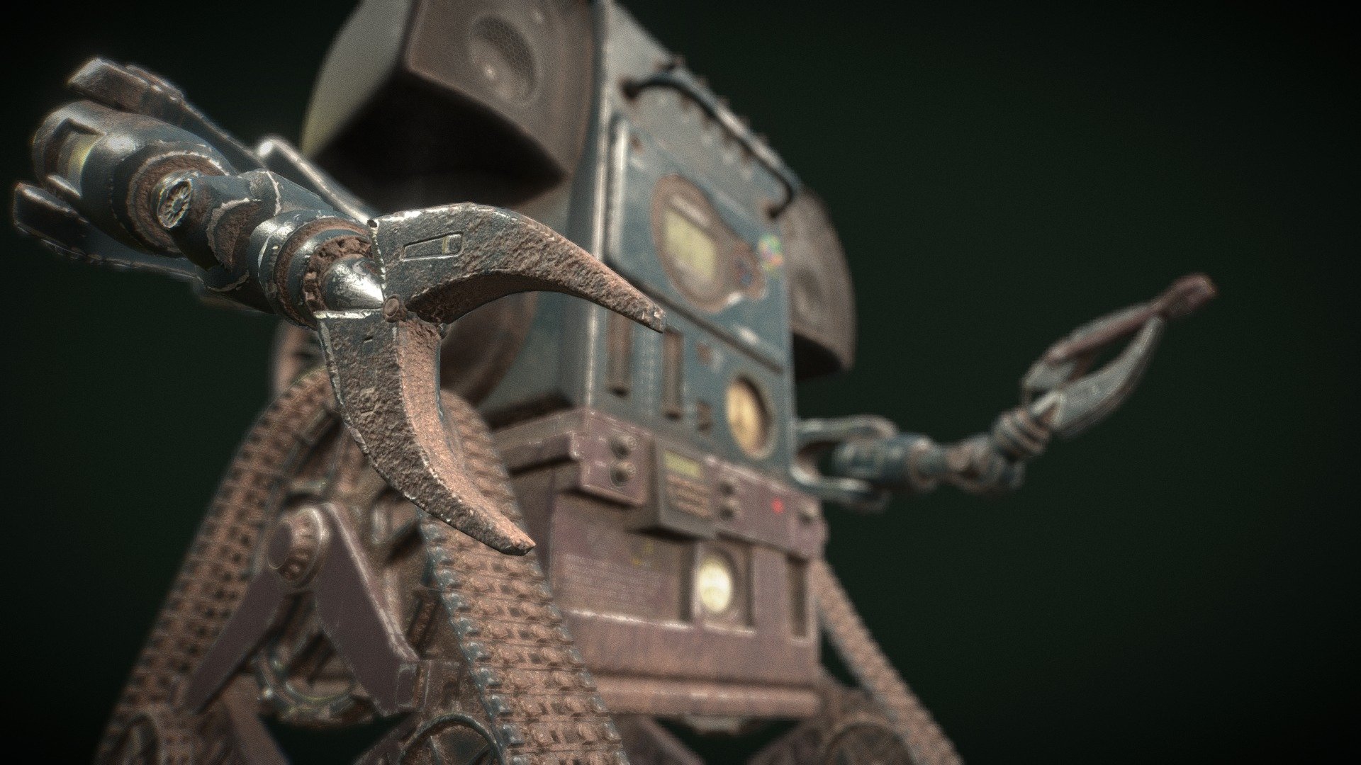 I made this model for some short movie project and unfortunately it canceled for some reason so i just posted here
modeling with blender and texturing with substance painter,everything done with in 4 days.
let me know your comments down below and check my Artstation page for more   - Mere - 3D model by Abringo 3d model