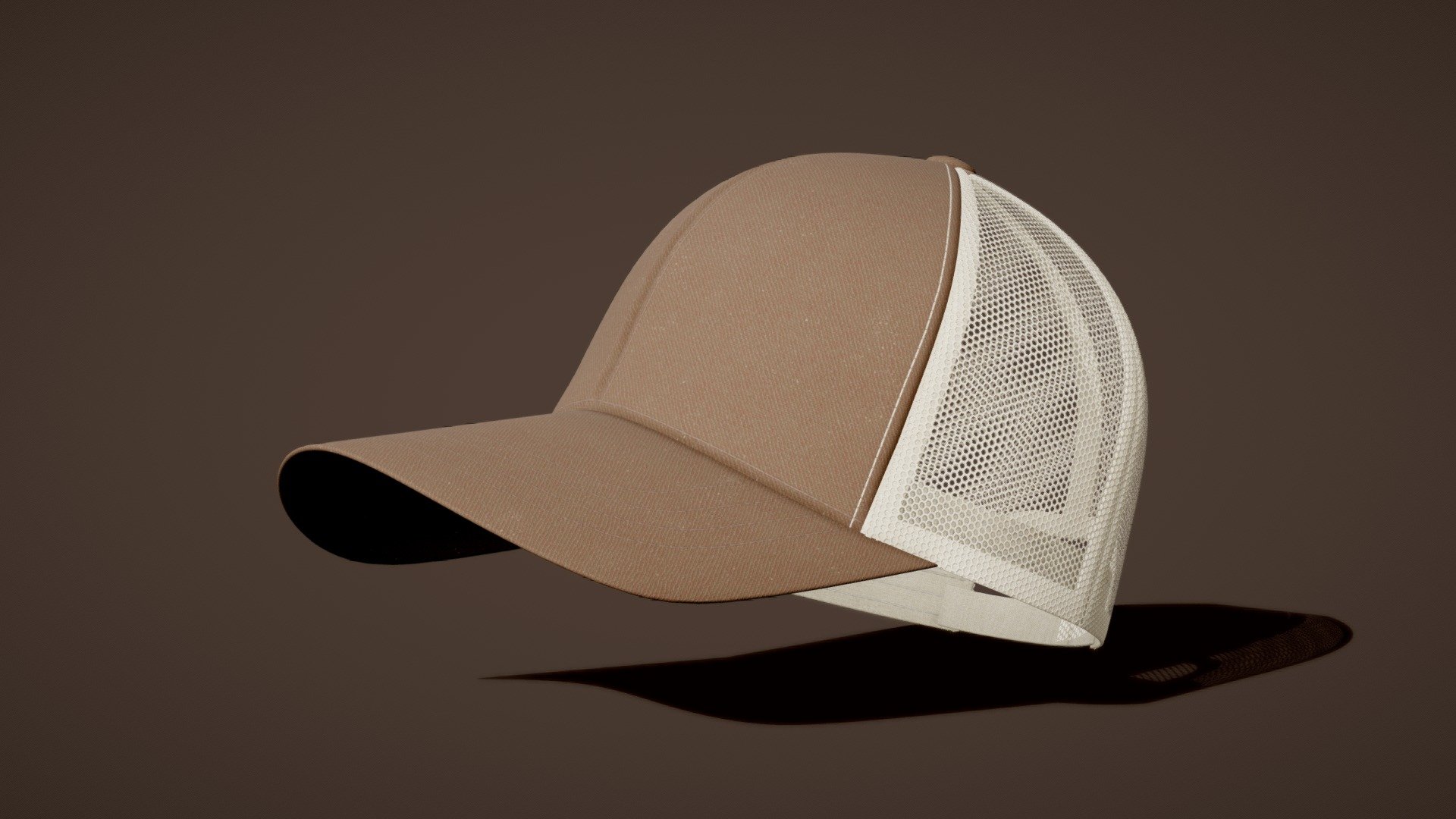 Its a Baseball Cap model,

Mesh - Low poly

Metarial - 1

Texture - 4k

Feel free to comment for review of this model or any suggestions 3d model