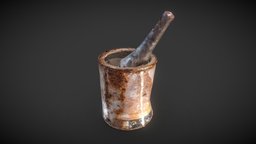 Rusty Can Of Paint 3D Scan paint, prop, post-apocalyptic, rusty, can, worn, antique, craft, ruined, photogrametry, postapocalyptic, damaged, brush, tool, old, photgrammetry, game-asset, capturingreality, realitycapture, asset, 3d, art, scan, 3dscan, decoration, fallout