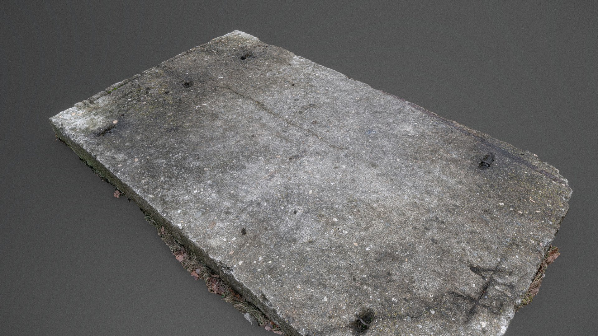 Grunge old construction concrete panel block cube square fragment in grass

photogrammetry scan (150x36mp), 2x16k textures - Concrete block - Download Free 3D model by matousekfoto 3d model