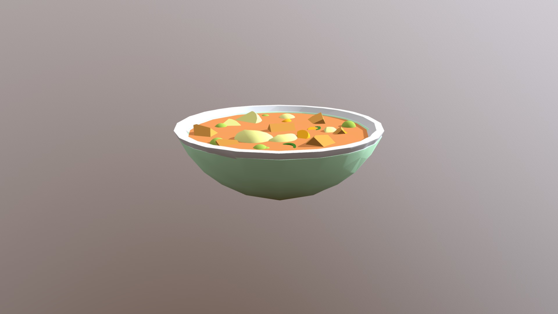 Vegetable Soup - Vegetable Soup - Download Free 3D model by arjen4566 3d model