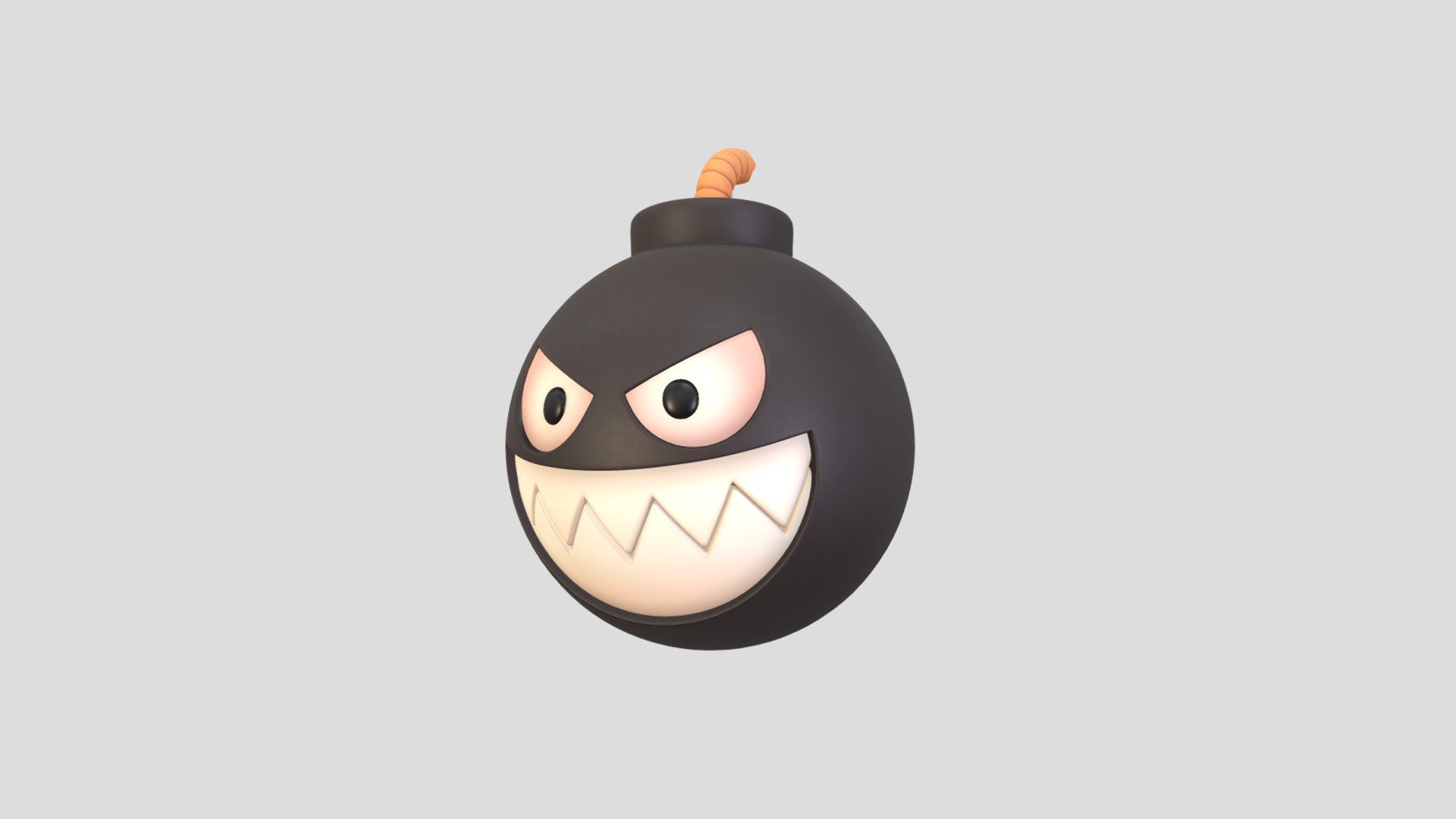 Bomb Monster Character 3d model.      
    


File Format      
 
- 3ds max 2023  
 
- FBX  
 
- OBJ  
    


Clean topology    

No Rig                          

Non-overlapping unwrapped UVs        
 


PNG texture               

2048x2048                


- Base Color                        

- Roughness                         



4,332 polygons                          

4,373 vertexs                          
 - Character239 Bomb Monster - Buy Royalty Free 3D model by BaluCG 3d model