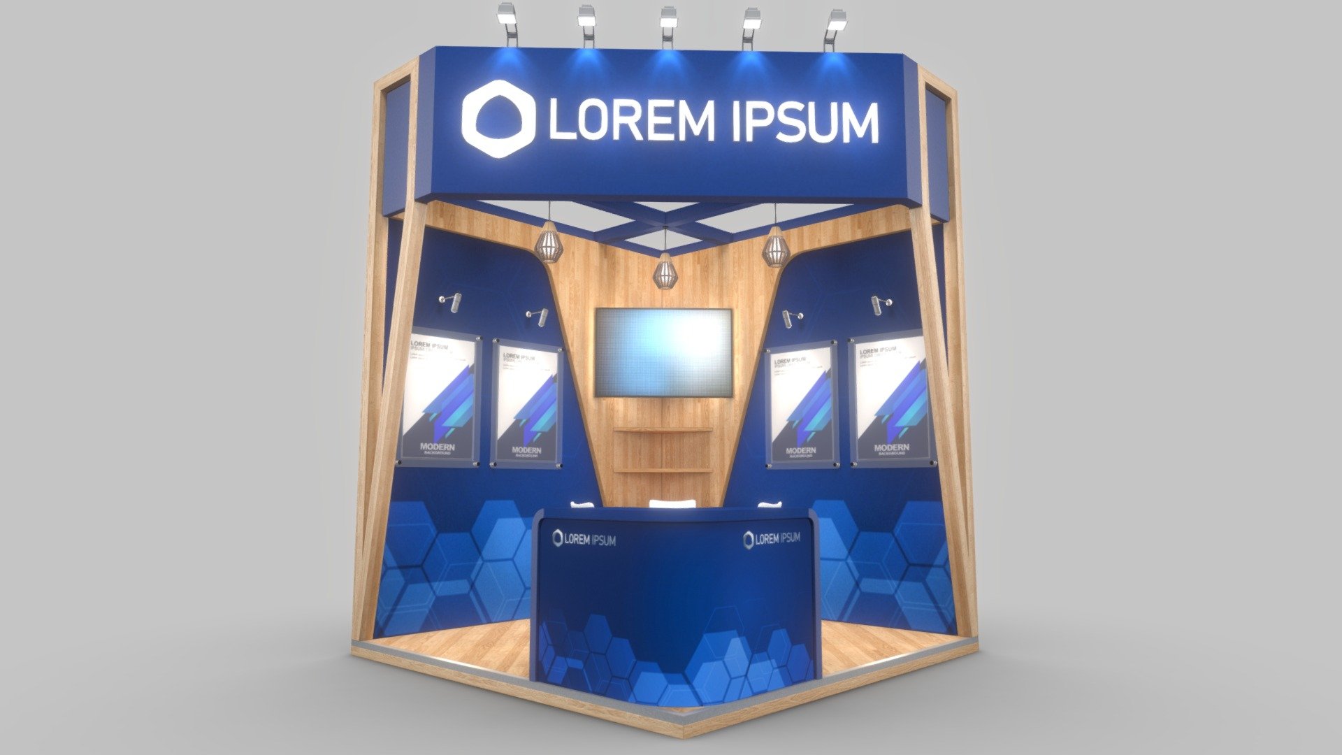 Exhibition stand RPD


9 sqm / 3x3m / max height: 400cm
Unit: cm

Format:


Aotudesk 3Ds max 2018 / V-ray 3.60.03 Render
Aotodesk 3Ds max 2015 / Default scanline render
Obj format  ( there are 2 obj files, standard texture and v ray complete map texture )
Fbx format  ( there are 2 obj files, standard texture and v ray complete map texture )
 - EXHIBITION STAND RPD - Buy Royalty Free 3D model by fasih.lisan 3d model