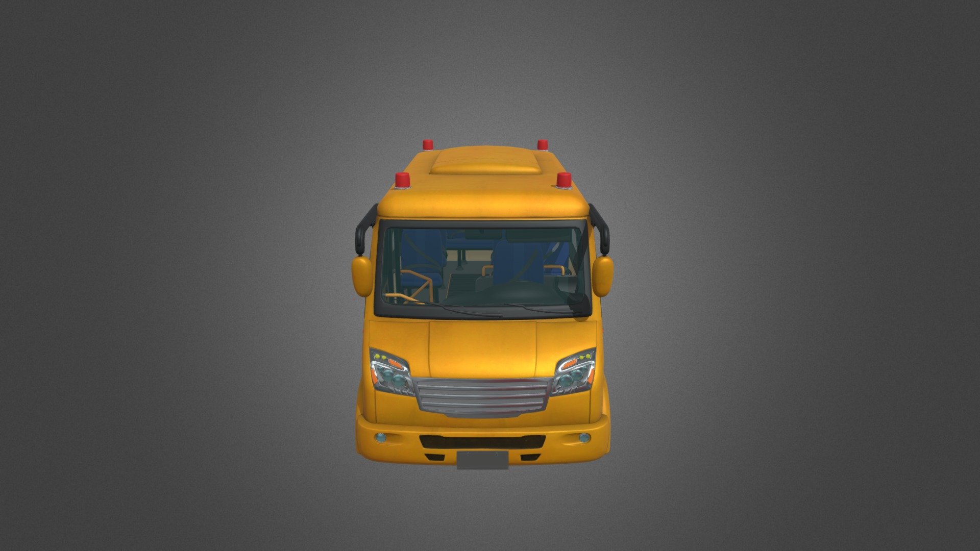 school bus - school bus - Buy Royalty Free 3D model by misitewang 3d model