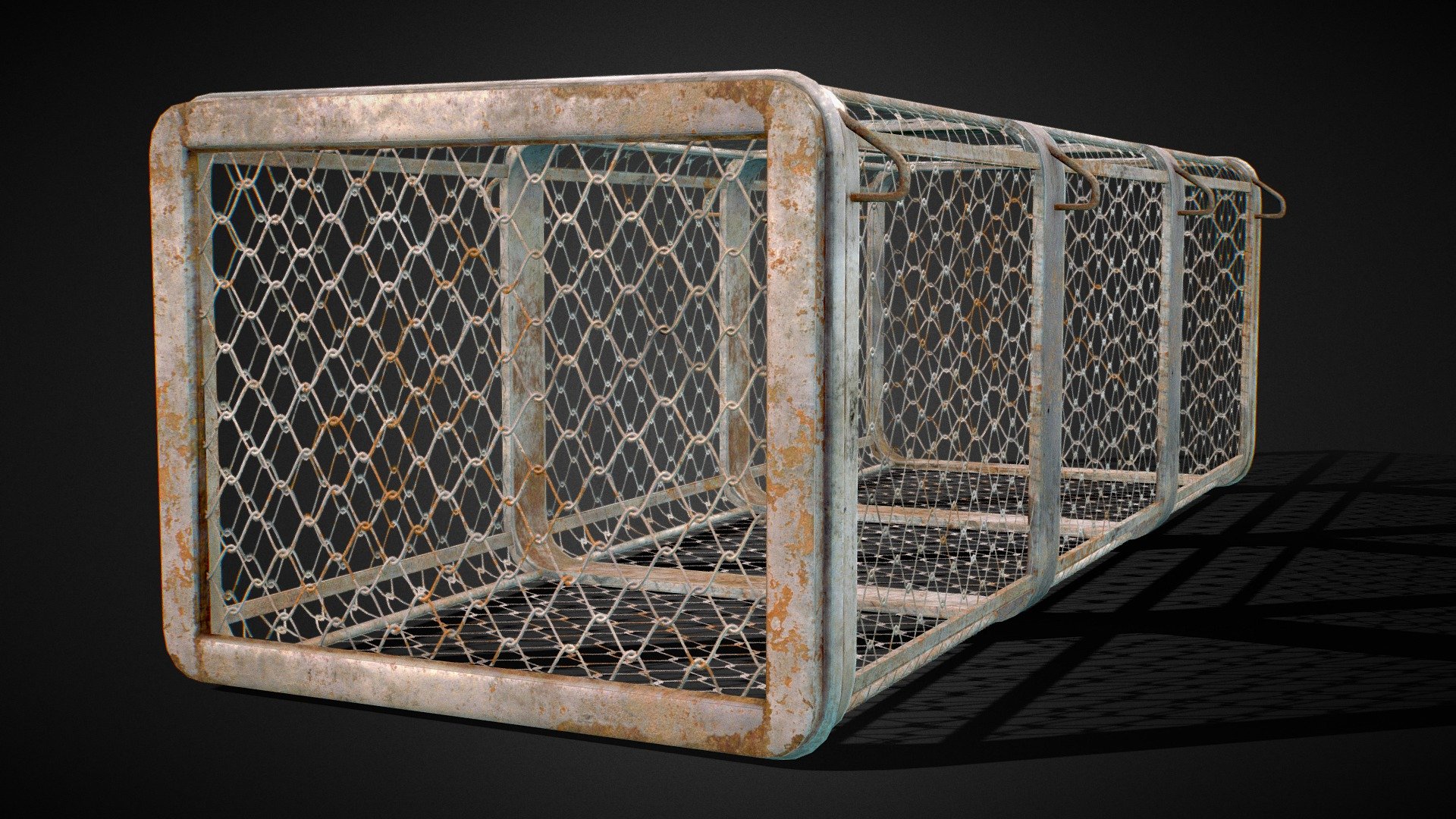 3D Cage Game Asset, the cage is suitable for reptiles like Alligatrors, Crocodiles, etc.
Was created originally for my game art project Alligator Farm https://www.artstation.com/artwork/XnrDVn
Maya used for Modeling, Uvs. Textures were done in Substance 3D Painter, Textures are in 4K, but I attached an additional 2K files for better optimized asset inside Game Engines like Unreal 3d model