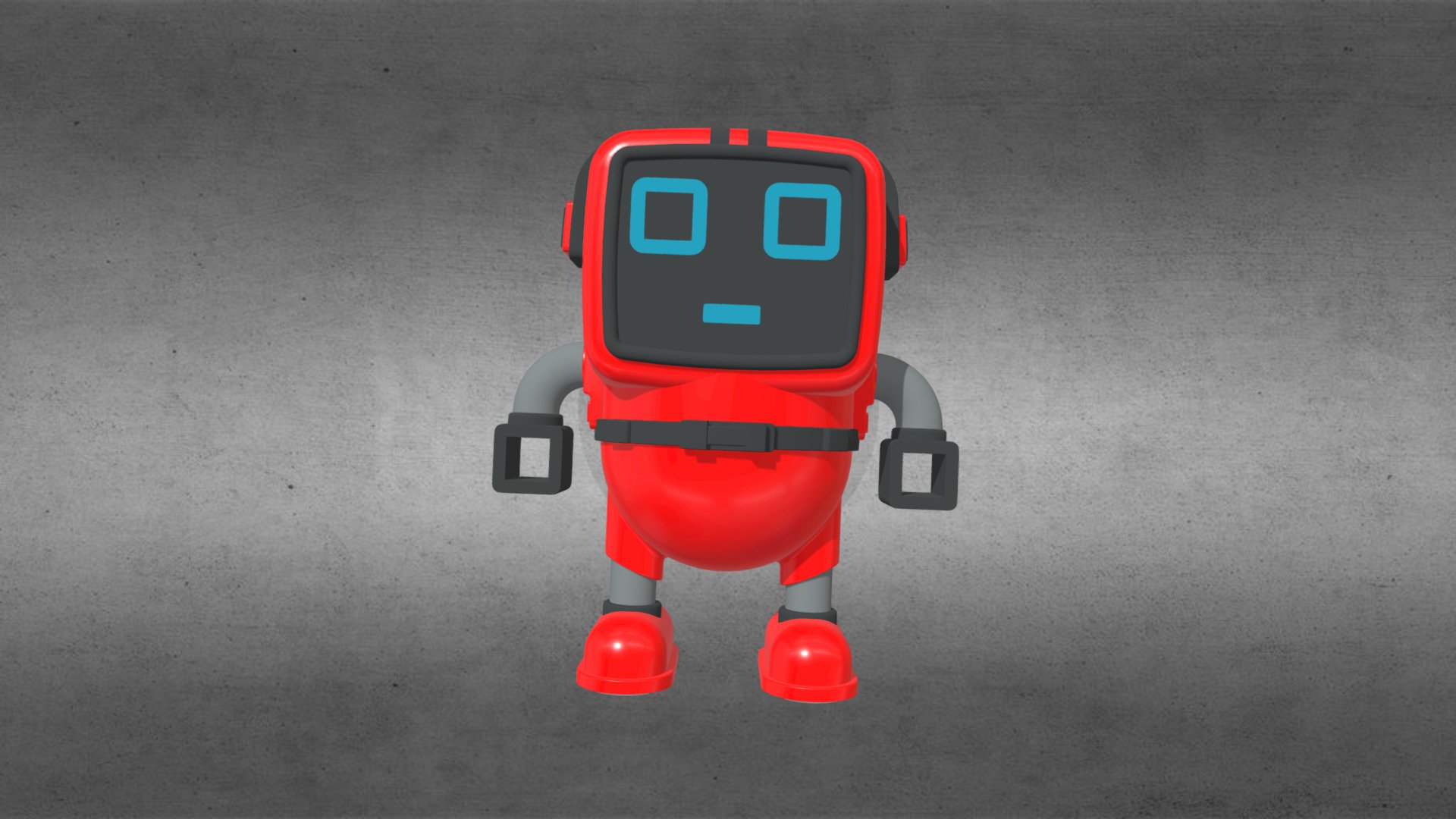 Red Bot - Buy Royalty Free 3D model by COSEDIMARCO 3d model