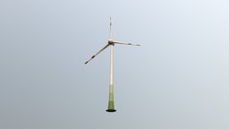10MW Wind Turbine, Cities: Skylines Asset windturbine, skylines, citiesskylines, low-poly, lowpoly