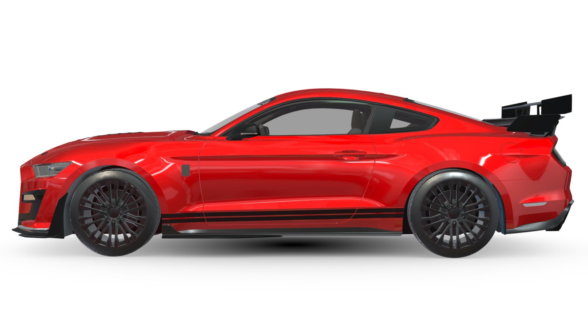 Ford Mustang Shelby GT500 (S550) - 2020-present - 3D model by 3D CAD Engineer (@3DCADengineer) 3d model