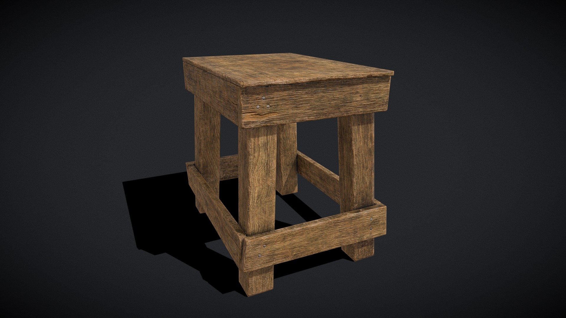 VR / AR / Low-poly
PBRapproved
GeometryPolygon mesh
Polygons358
Vertices331
Textures 4K PNG - Old Rustic Workshop Stool - Buy Royalty Free 3D model by GetDeadEntertainment 3d model