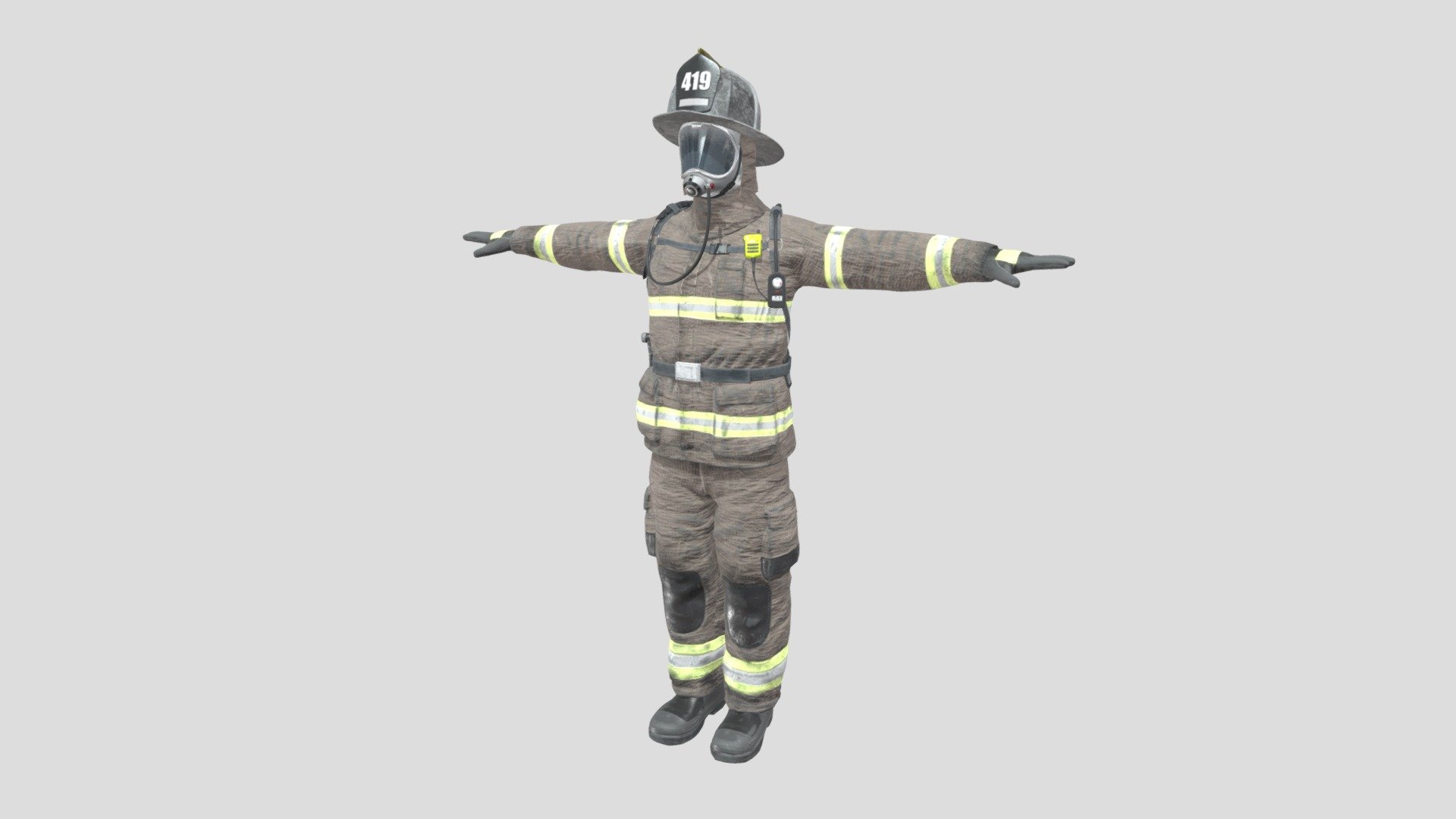 Firefighter Draft - 3D model by Jeff (@jeffrey.karhoff) 3d model