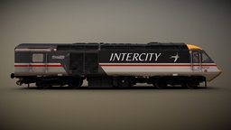 Train train, rail, power, locomotive, 43, transport, british, class, 125, intercity, express, br, swallow, livery, hornby, blender, car