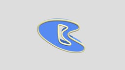 Boomerang From Cartoon Network Logo (3D Model) 