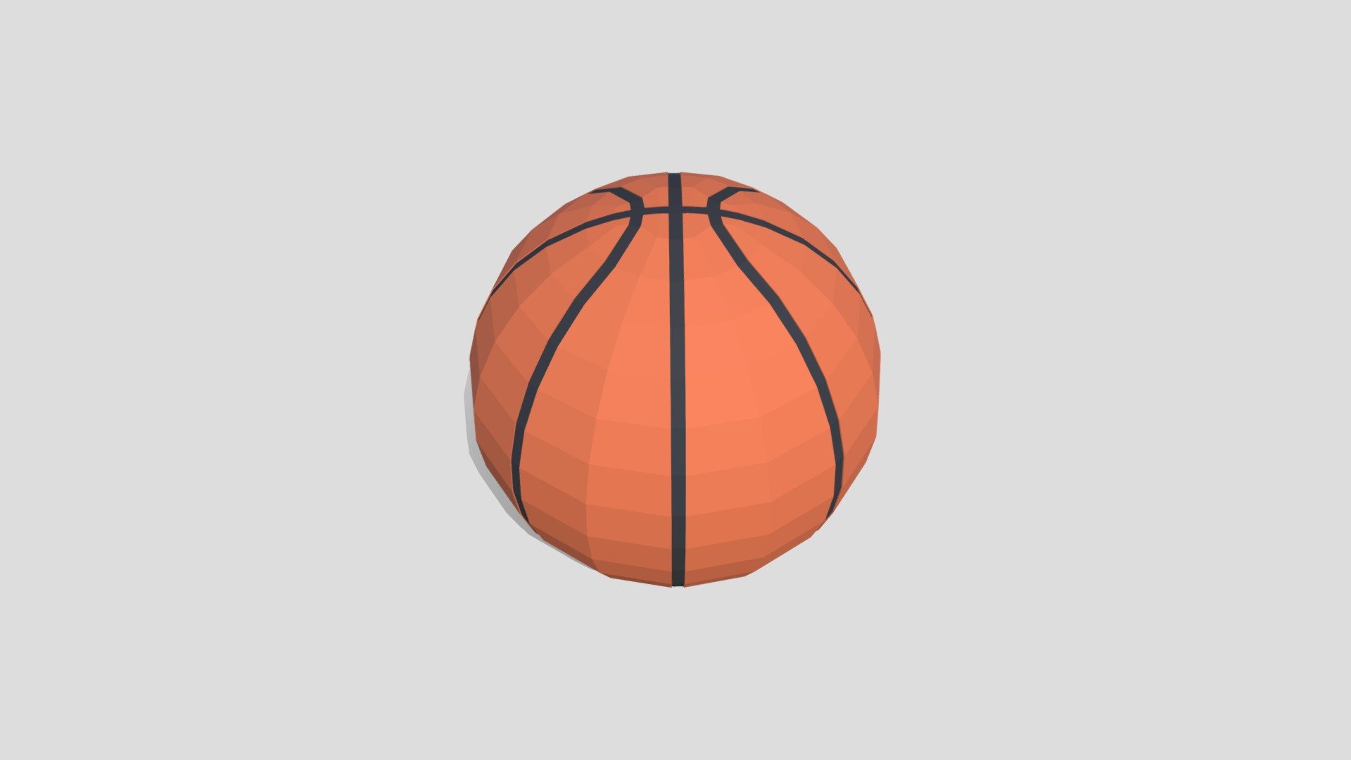 This is a 3d model of a basketball ball. The basketaball ball was modelled and prepared for cartoon style renderings, background, general CG visualization etc.

The 3d ball model is presented as a mesh with quads only.

Verts : 664 Faces: 662

This model have simple materials with diffuse colors.

No ring, maps and no UVW mapping is available.

The original file was created in blender. You will receive a 3DS, OBJ, FBX, blend, DAE, Stl.

All preview images were rendered with Blender Cycles. Product is ready to render out-of-the-box. Please note that the lights, cameras, and background is only included in the .blend file. The model is clean and alone in the other provided files, centred at origin and has real-world scale 3d model