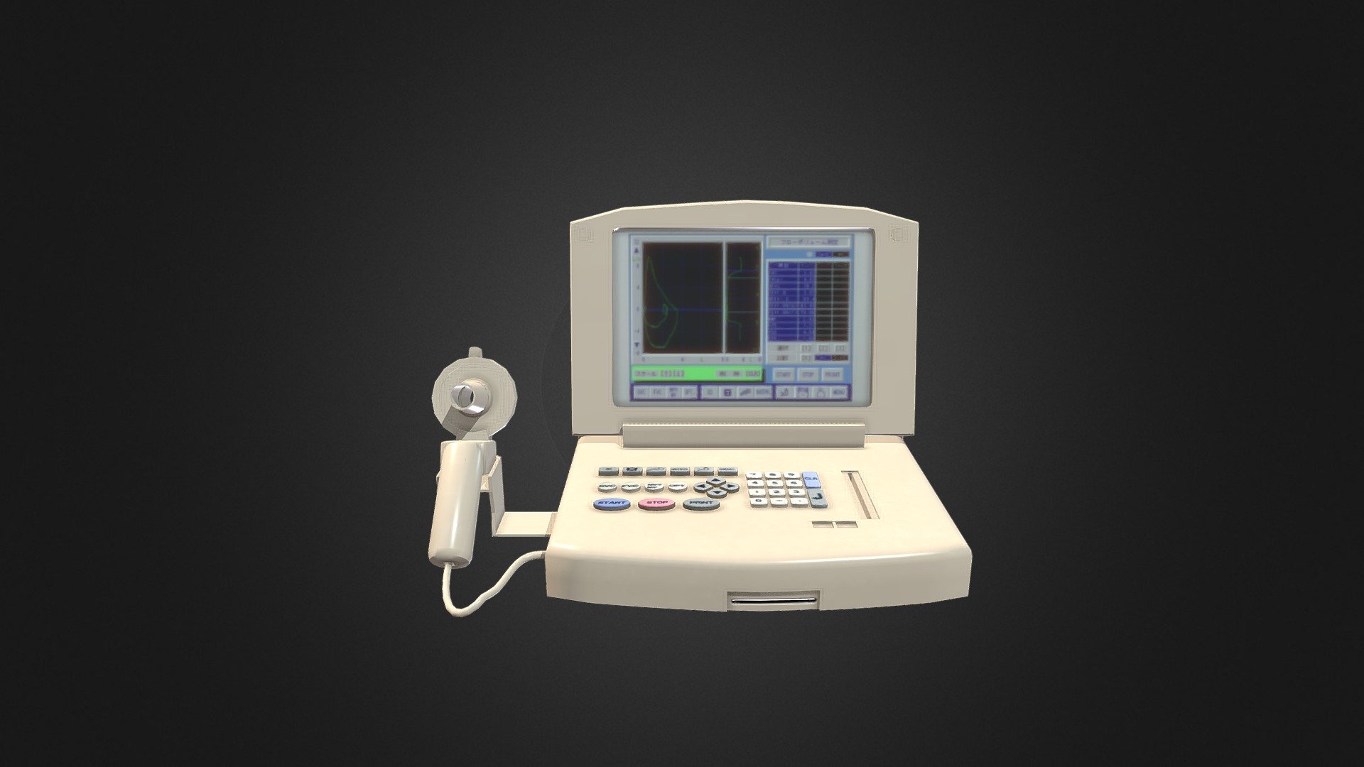 Chestgraph Spirometer - 3D model by aruvana 3d model