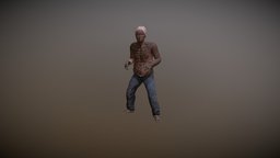 Zombie Number 10 avatar, terror, charactermodel, malecharacter, character-model, walkcycle, walk_cycle, male-model, animatedcharacter, rigged-character, animated-character, blender, free, animated, male, rigged, horror, evil, zombie, rigged-and