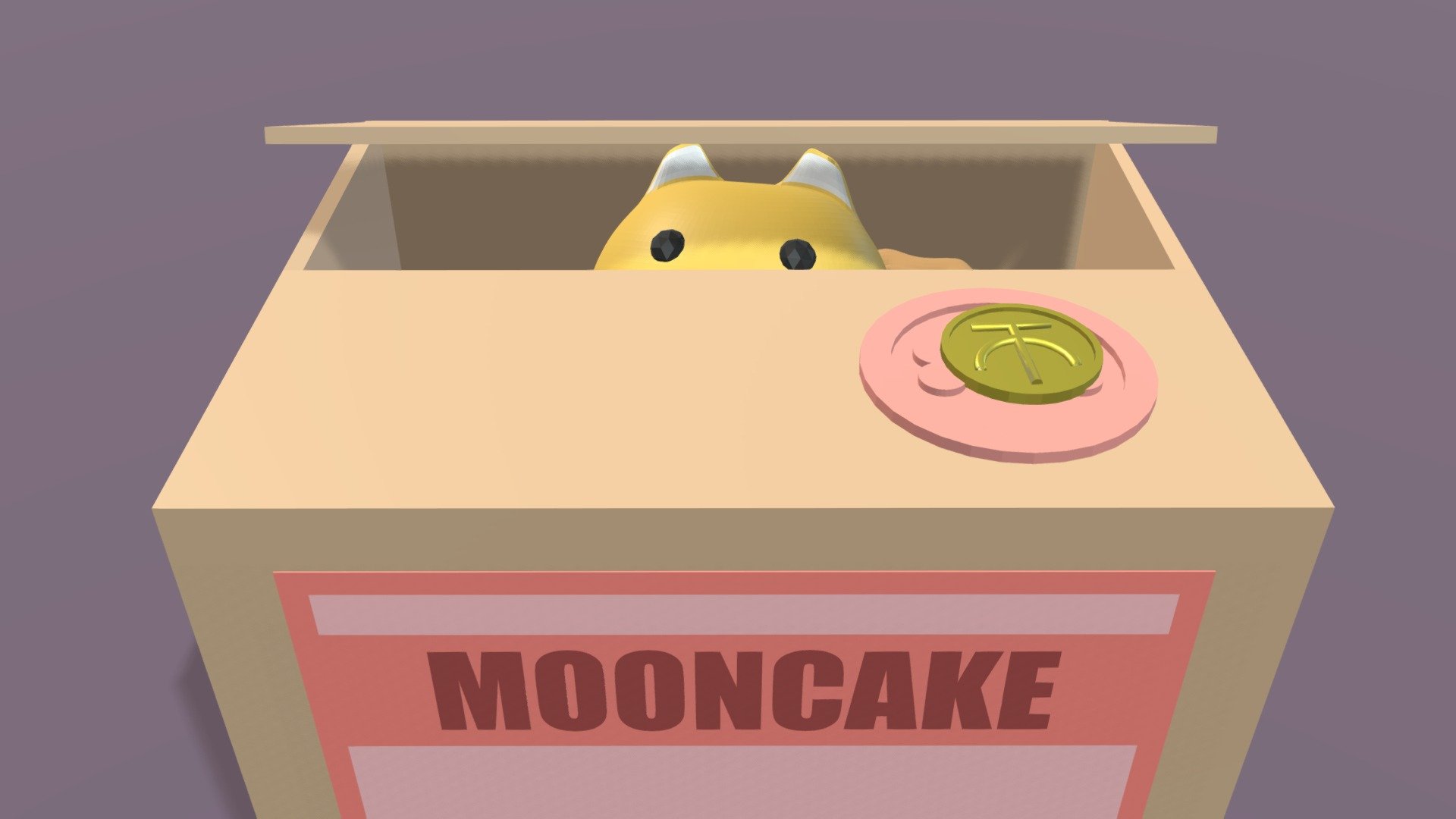 Fan art made for Project C (JYP).

Date: 19 Sep 2021 - Catbox with a mooncake (Mid-Autumn Festival) - 3D model by Tin Pui-yiu (@TinPuiYiu) 3d model