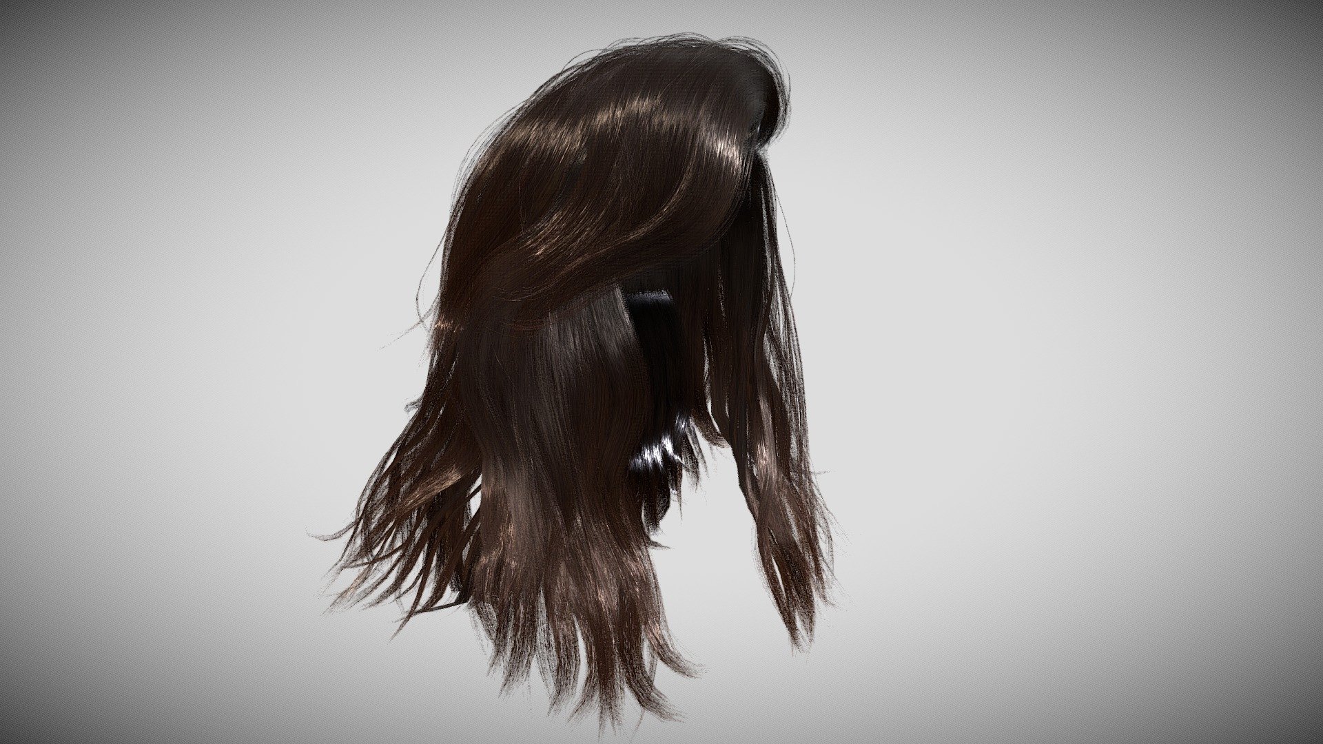Please read the description and if you have any questions about this product let us know please.

Hair cards are one of the most complicated tasks in character creation. To achieve a high-quality result, in addition to having skills, you must spend a significant amount of time on this work.

After years of experience in this field, we have made it possible for you, our dear customers, to provide you with Game-ready 3D models of human heads and facial hair with the highest quality at the lowest possible cost.

You can create super realistic and high-quality characters by spending just a little time placing the model on the head and face of the character you want and enjoy.

Female hair card 3D model with high-quality textures.

3D model about 27k tris

This product contain :

FBX and OBJ file.

4k png textures includes : 3 different Albedo , Normal , Ambient , Alpha , Depth , Direction , ID , Root and Translucency 3d model