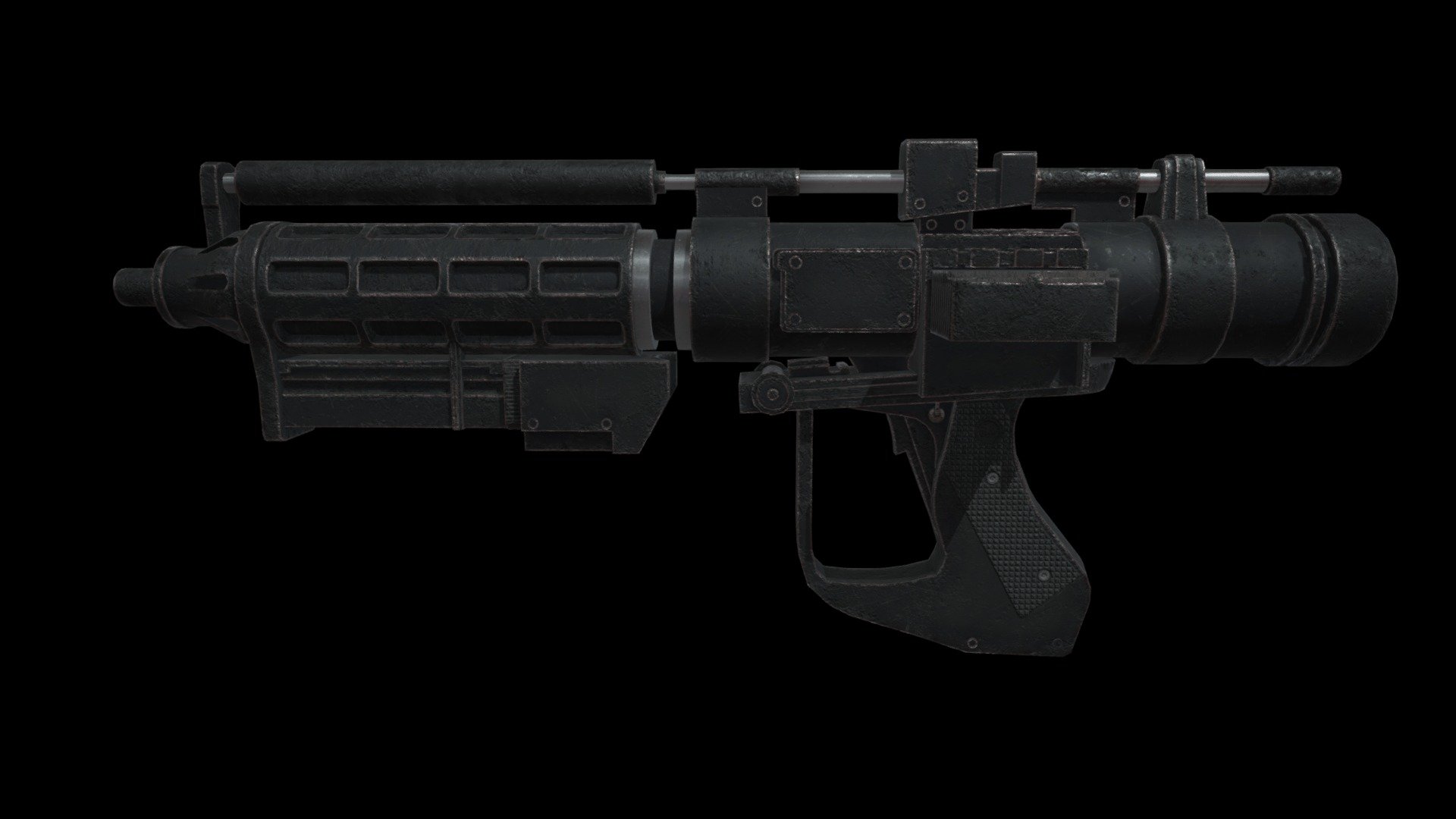 The E-5 Blaster rifle:




9407 Tris

Tesxture 2048x2048
 - E-5 Blaster rifle - Download Free 3D model by Sergio.Manzoni 3d model