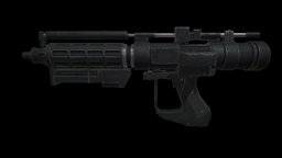 E-5 Blaster rifle blaster, battledroid, prequels, clonewars, clonetrooper, e5, starwars, blastere5