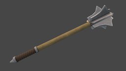 Mace medieval, mace, 3dsmax-photoshop, medieval-weapon, weapon