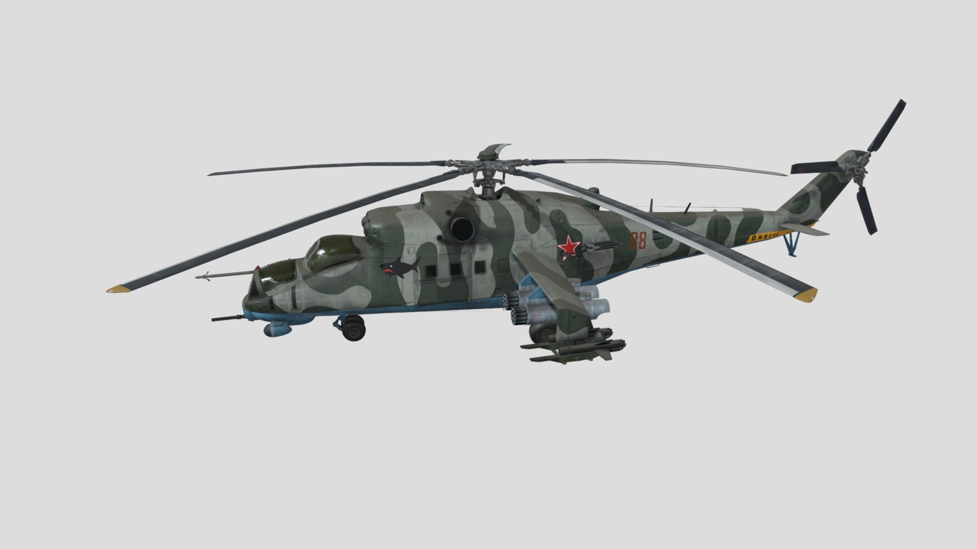 A realistic camouflage armed helicopter 3D model - A realistic camouflage armed helicopter 3D model - Buy Royalty Free 3D model by Jackey&Design (@1394725324zhang) 3d model